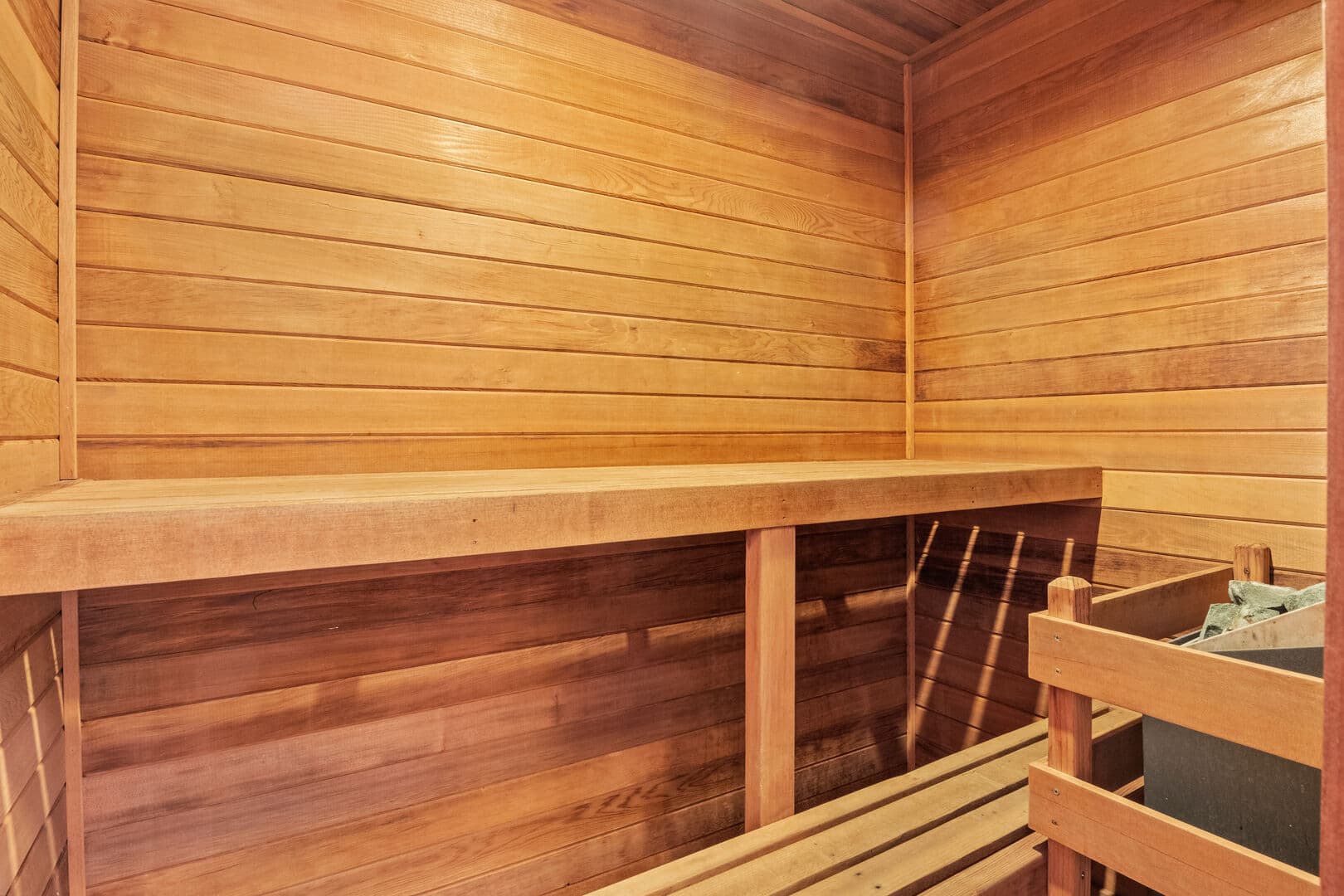 Sauna Off the Stairs