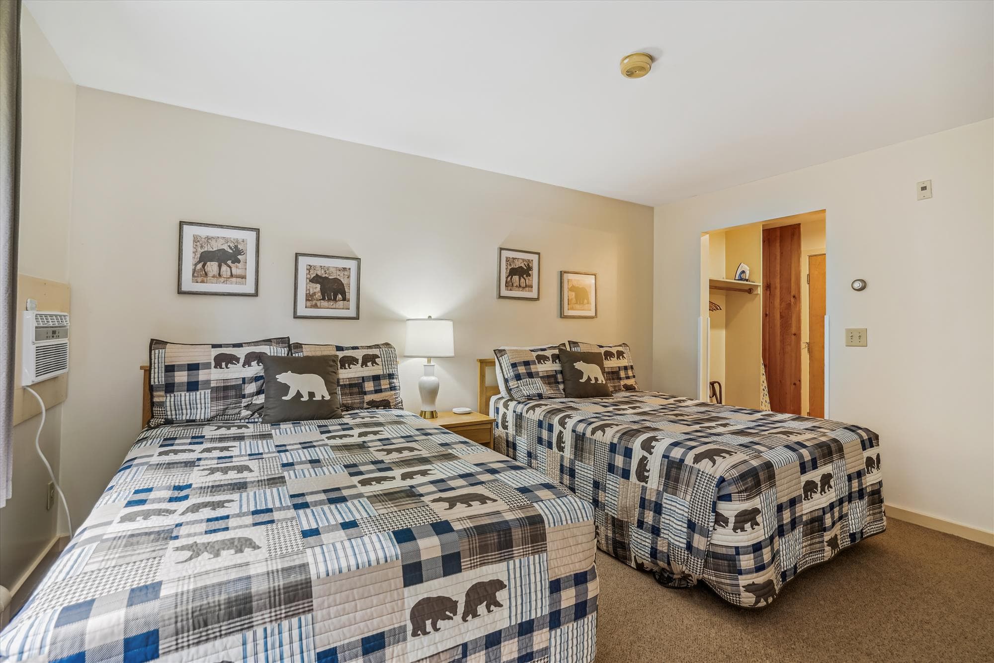 Two double beds