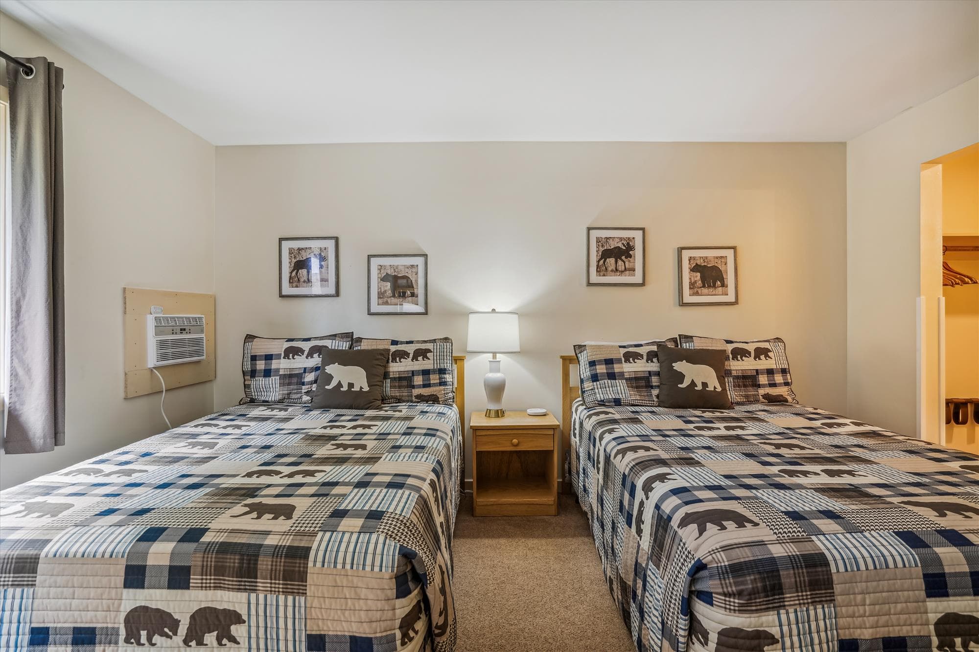 Two double beds