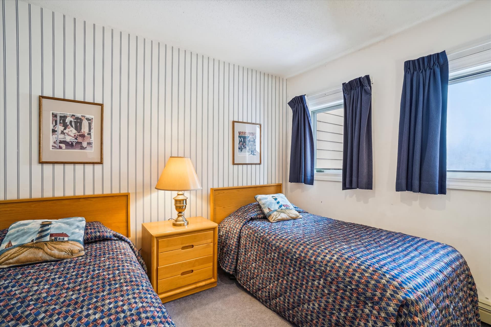 Twin beds