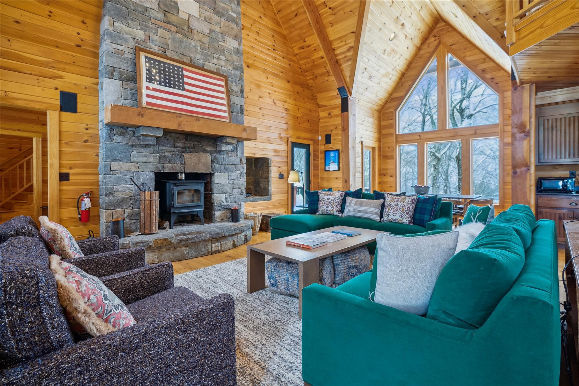 Great ambiance in this home.