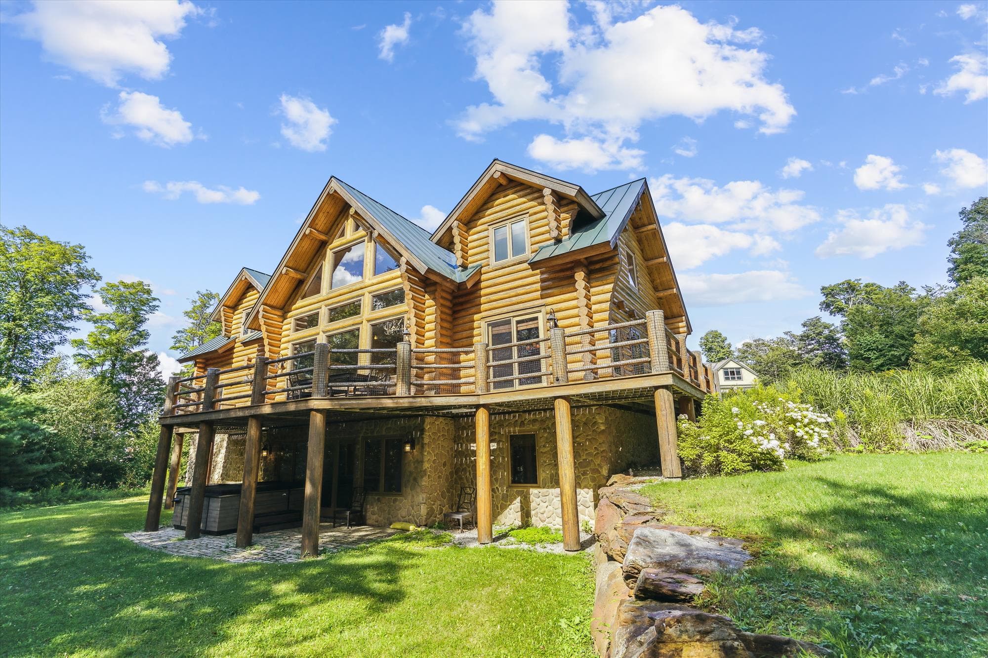 Enjoy the wrap around deck!