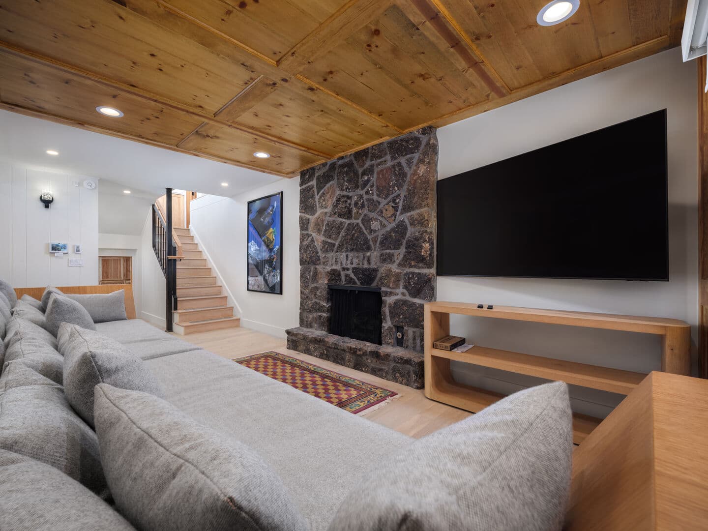 Downstairs TV Area