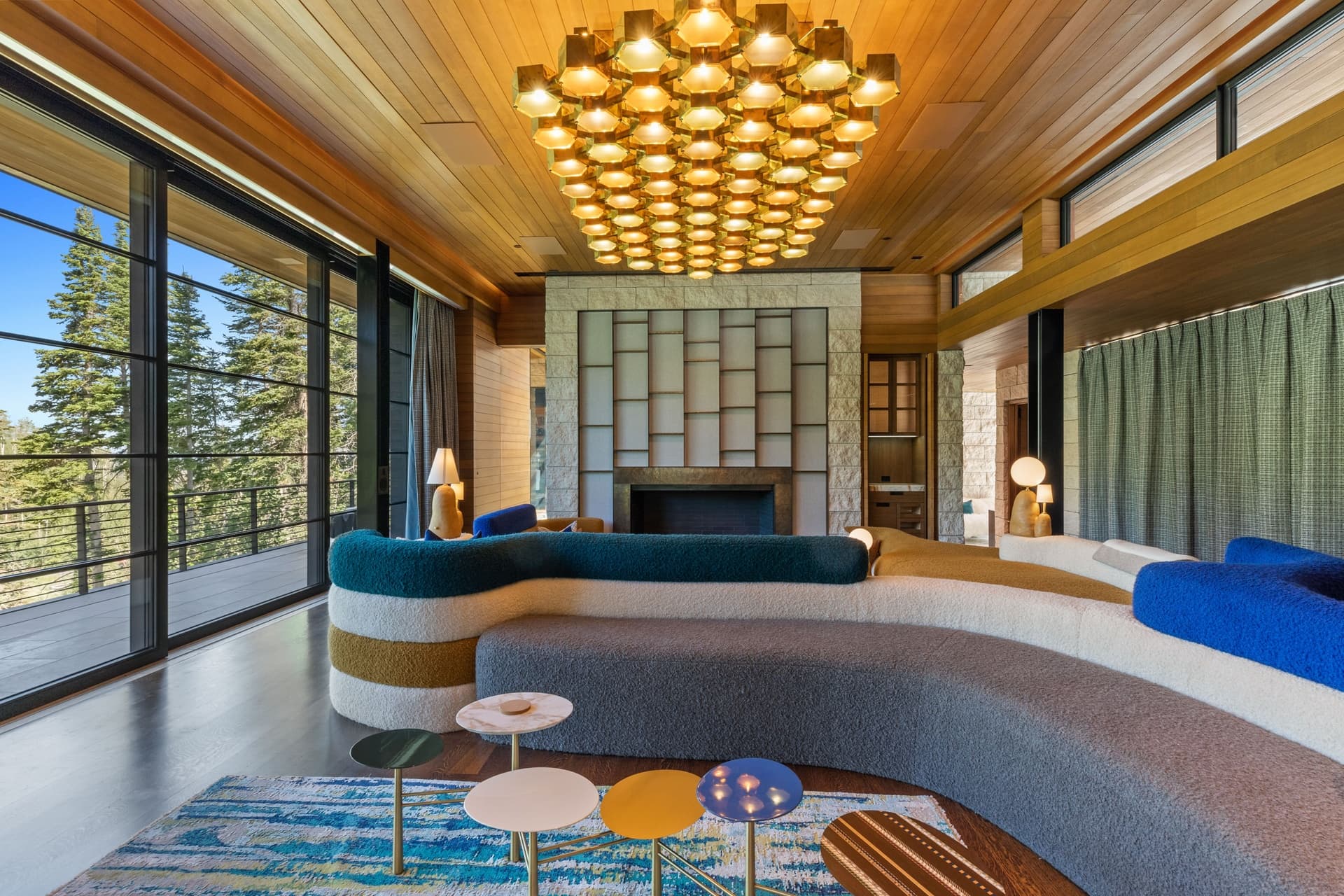 Large Screening Room Perfect for Movie Night.