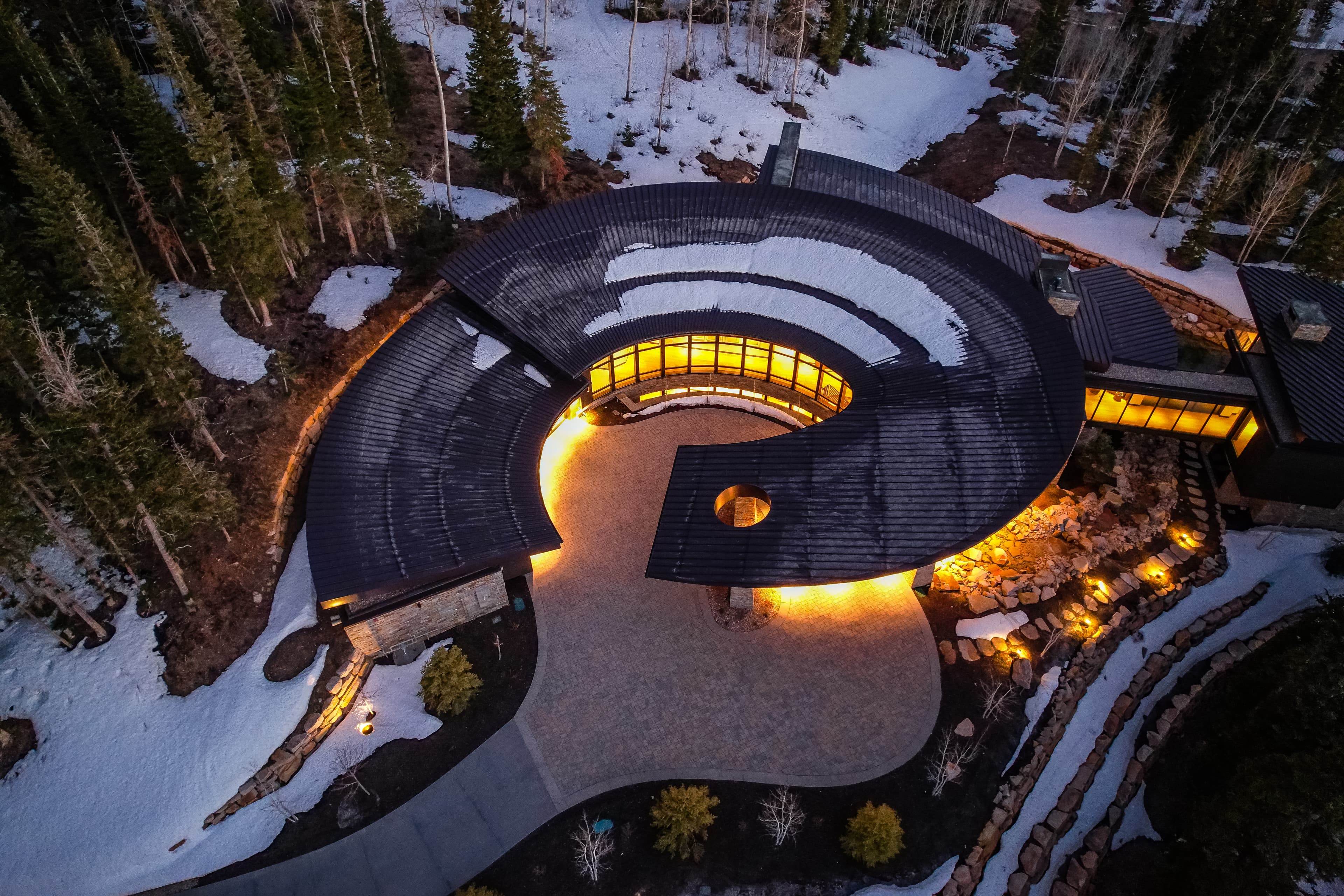 Overhead view of our Alpine Opus at the Colony - one of our luxury Park City vacation rentals.