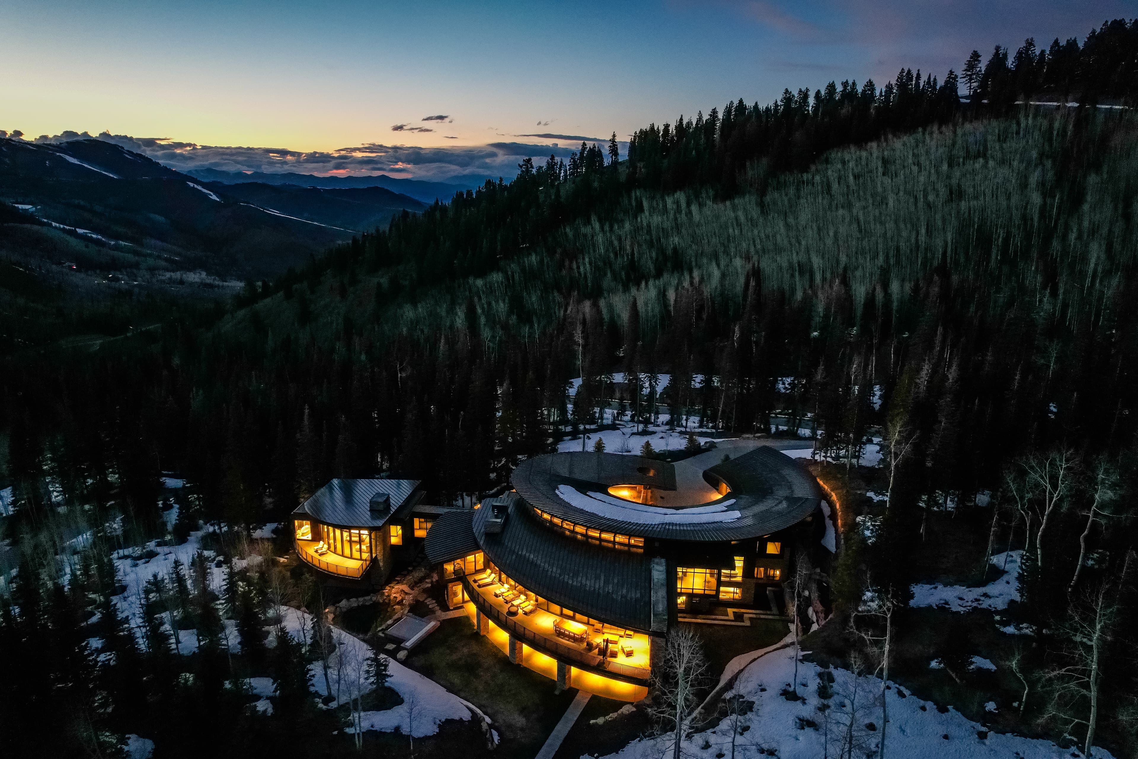 A landscape view of our Alpine Opus at the Colony luxury Park City vacation rental.