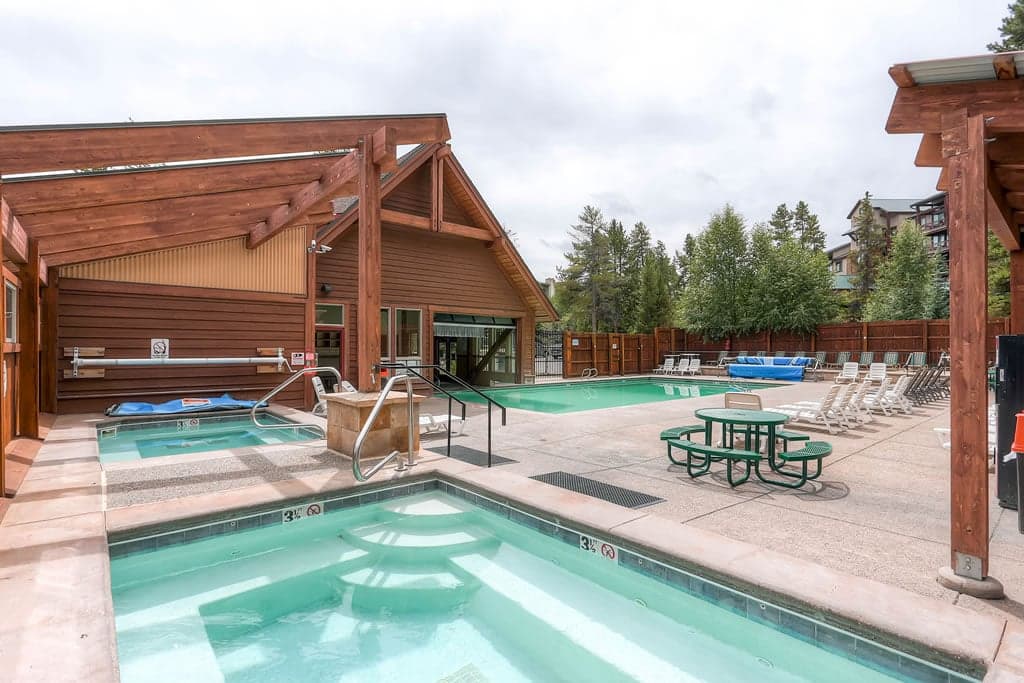 Upper Village Pool - Mopey Moose Hideout - Breckenridge Vacation Rental