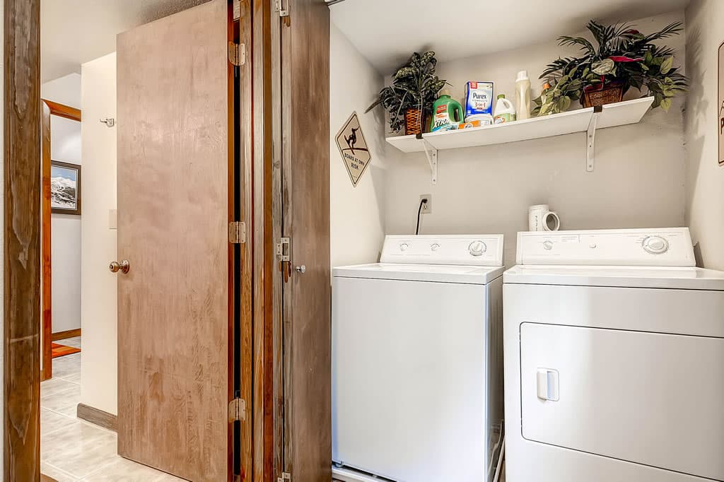 Laundry - Park Place 101C - Breckenridge Vacation Rental