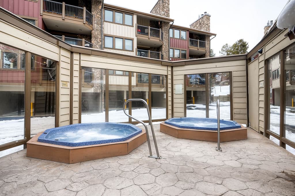Communal Hot Tubs - Park Place 101C - Breckenridge Vacation Rental