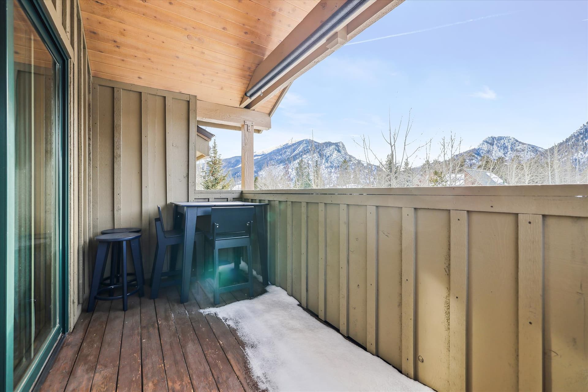 Balcony - Moose Xing - Frisco Vacation Rental