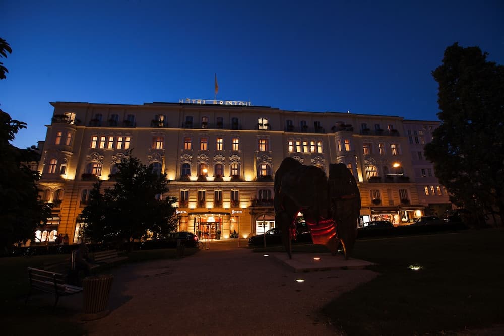 Front of property - evening/night