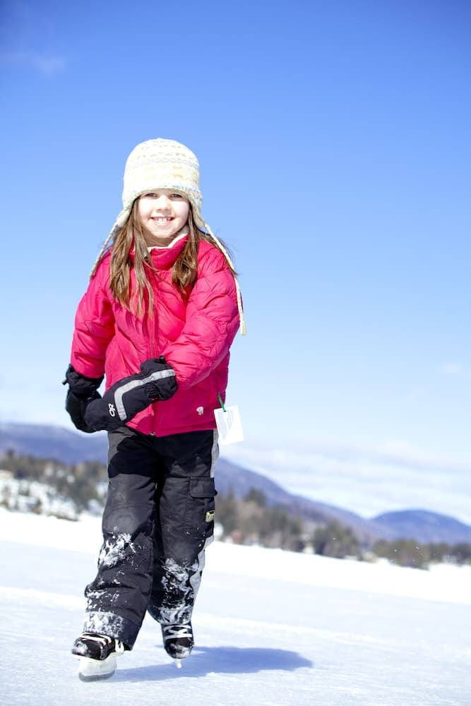 Ice skating