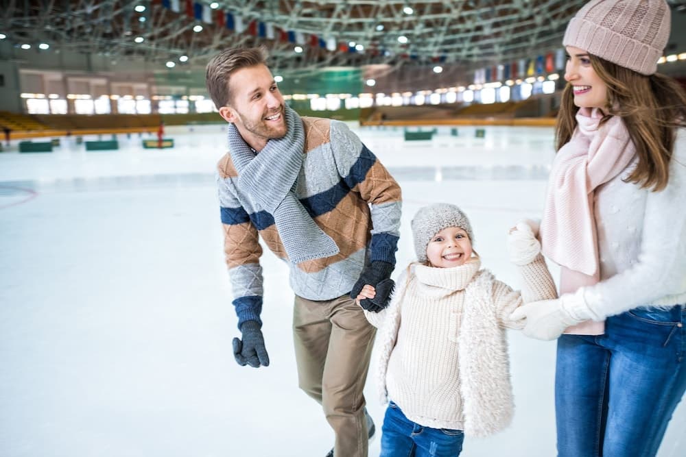 Ice skating