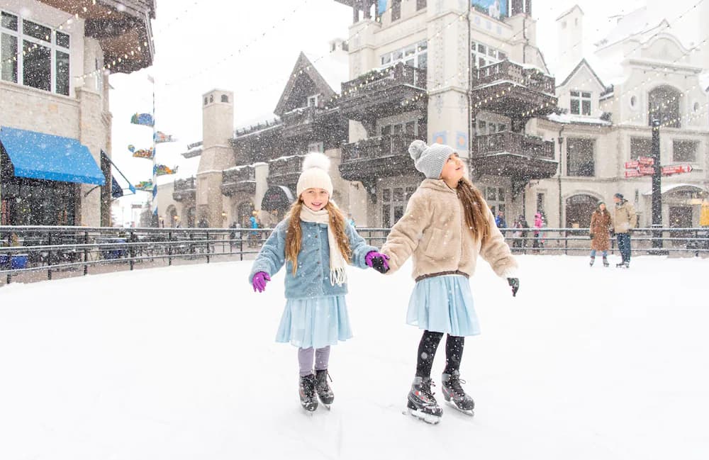 Ice skating