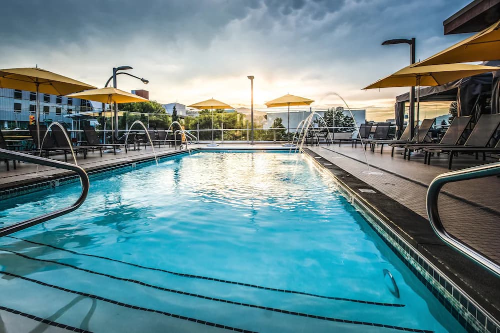 Rooftop pool
