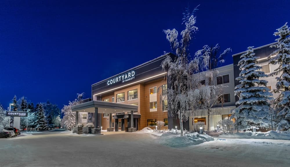 Front of property - evening/night