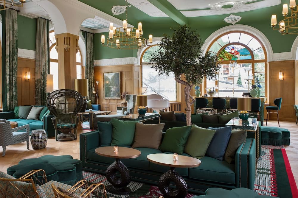 Lobby sitting area