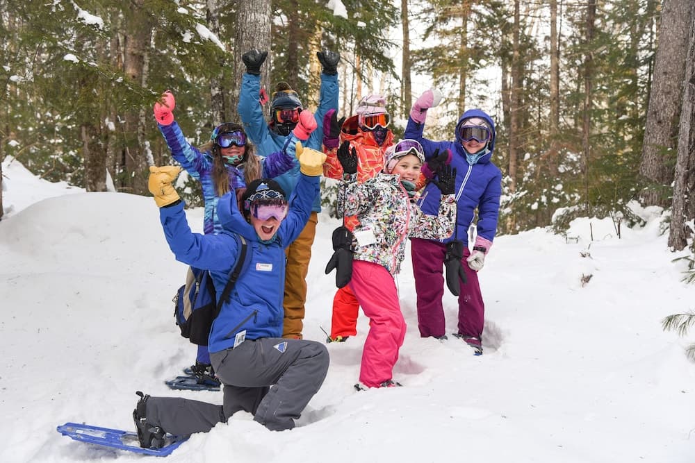 Snowshoeing