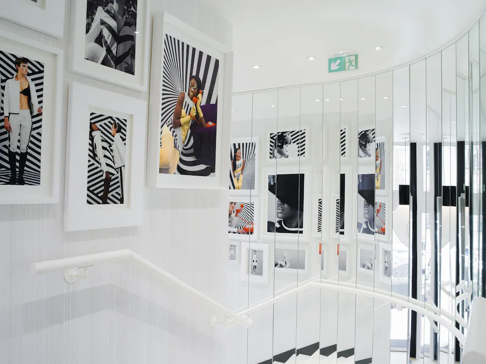 Interior entrance