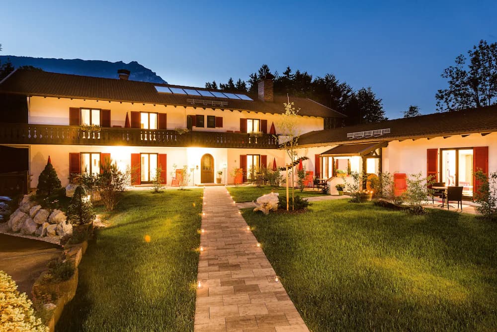 Front of property - evening/night