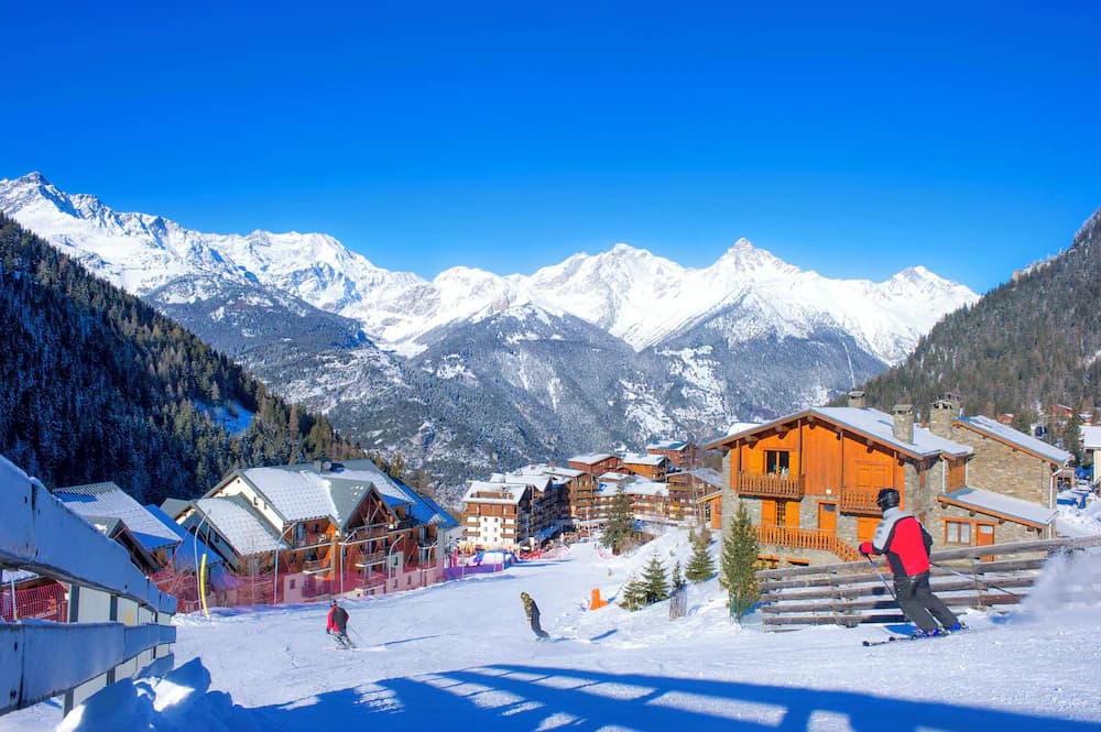 Skiing