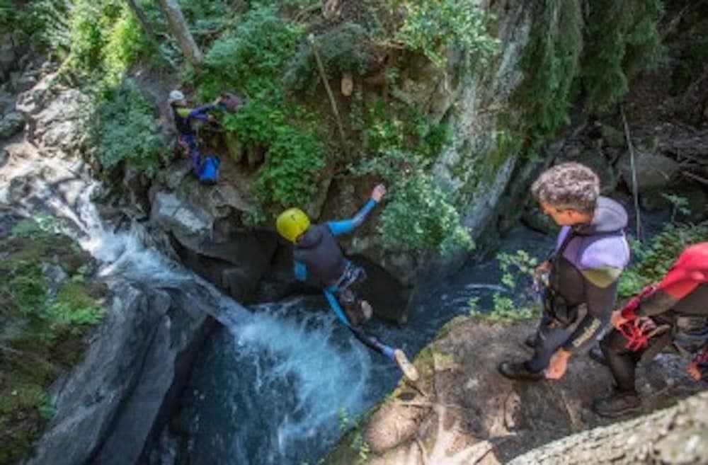 Outdoor rock climbing