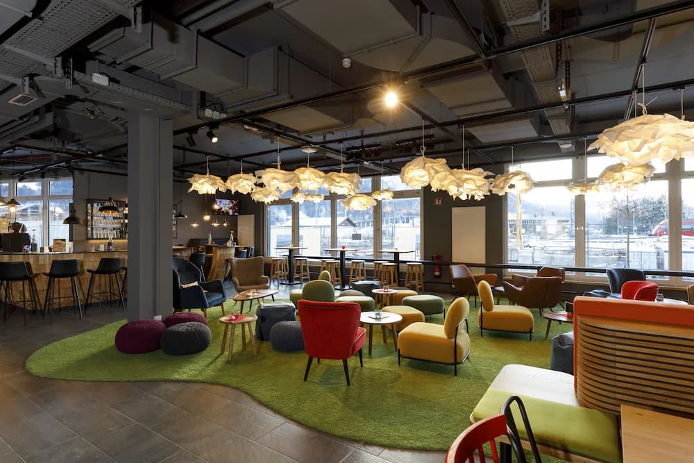 Lobby sitting area