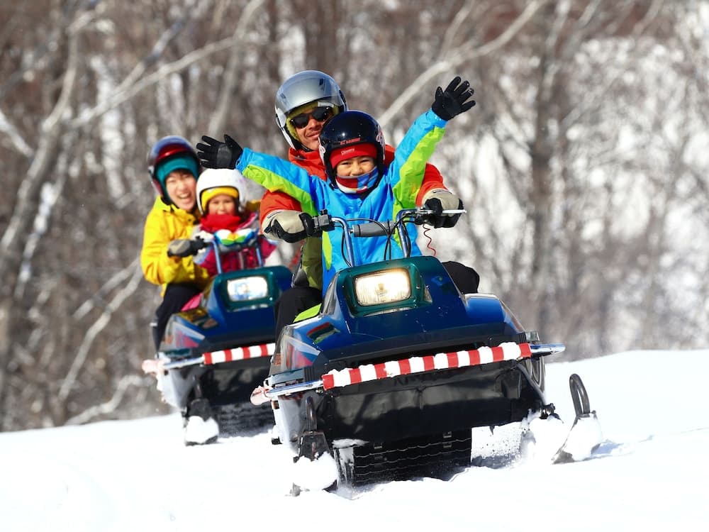 Snowmobiling