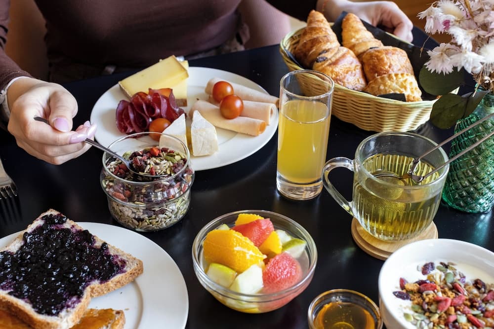 Breakfast buffet