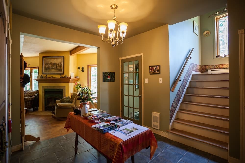 Interior entrance
