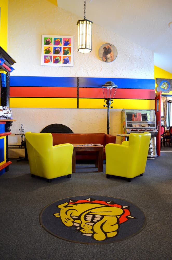 Lobby sitting area