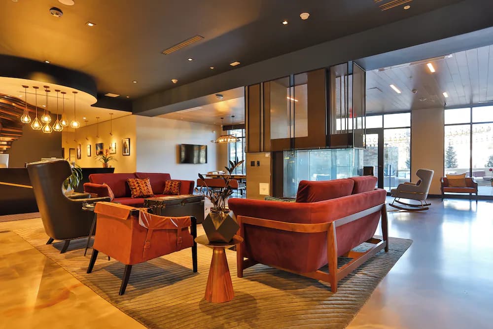 Lobby sitting area