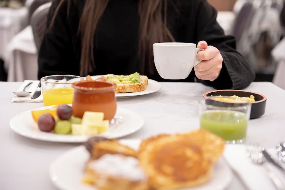 Breakfast buffet